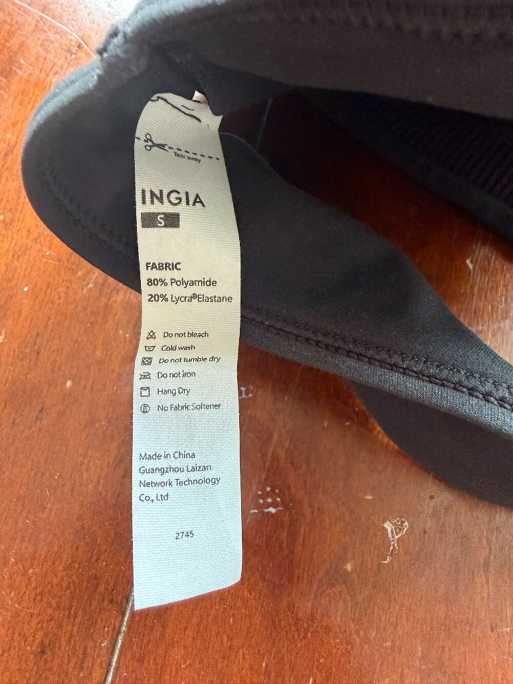 Ingia Black Halter Sports Bra Size Small Yoga Pilates Dance - Picture 5 of 5